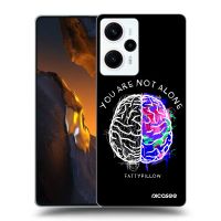 Silikónový prehľadný obal pre Xiaomi Poco F5 - Brain - White