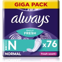 Always Daily Fresh Normal slipové vložky s parfumáciou 76 ks