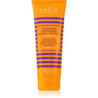 Brelil Professional Solaire After Sun Shampoo подхранващ шампоан за коса увредена от слънце, хлор и солна вода 250 мл.