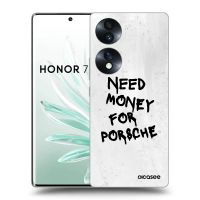 Silikónový čierny obal pre Honor 70 - White Dollar
