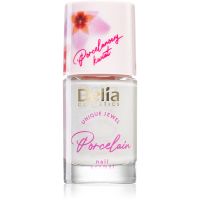 Delia Cosmetics Porcelain lak za nohte 2 v 1 odtenek 01 White 11 ml