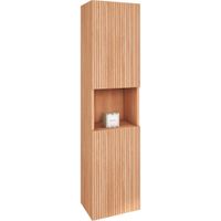 Stylife BOČNÁ SKRINKA, farba duba, farba duba, 33/130/33 cm