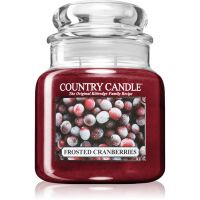 Country Candle Frosted Cranberries dišeča sveča 453 g