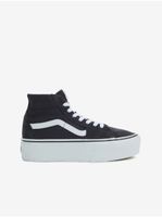 Tmavě šedé dámské kotníkové semišové tenisky VANS UA SK8-Hi Tapered Stackform