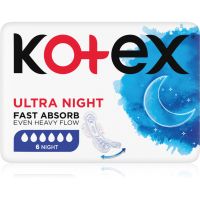 Kotex Ultra Night санитарни кърпи 6 бр.