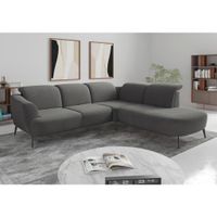 Sit & More ROHOVÁ SEDAČKA, textil, bahenná hnedá