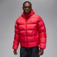 Jordan Brooklyn Therma-FIT Puffer Jacket Gym Red - Pánske - Bunda Jordan - Červené - HV0532-687 - Veľkosť: L