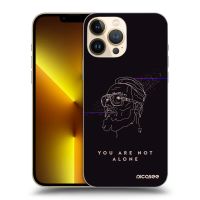 Silikónový prehľadný obal pre Apple iPhone 13 Pro Max - You are not alone