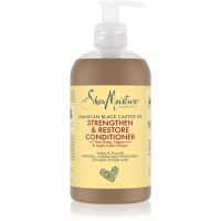 Shea Moisture Jamaican Black Castor Oil Strengthen & Restore posilňujúci a obnovujúci kondicionér pre namáhané vlasy a vlasovú pokožku 384 ml