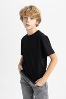 DEFACTO Boy's Crew Neck Short Sleeve T-Shirt