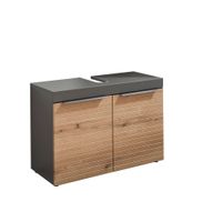 MID.YOU SKRINKA POD UMÝVADLO, farba duba, grafitová, 80/56/34 cm