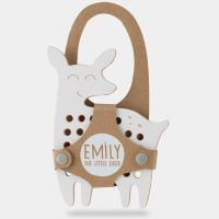 Milin Big Wooden Lacing Toy Little Deer Emily розвивальна іграшка 18 cm x 13 cm x 0,7 cm 1 кс