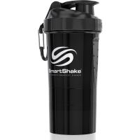 Smartshake Original2GO спортивний шейкер + накопичувач колір Gun Smoke Black 600 мл