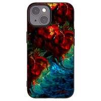 Silikónový čierny obal pre Apple iPhone 15 - Universe