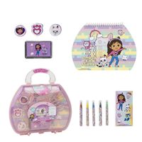 COLOURING STATIONERY SET BRIEFCASE GABBY´S DOLLHOUSE