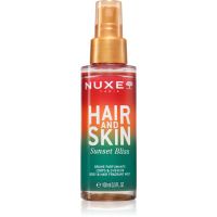 Nuxe Hair & Skin Sunset Bliss парфумована емульсія для тіла та волосся для жінок 100 мл