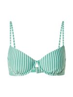 Abercrombie & Fitch Bikini gornji dio  tirkiz / bijela