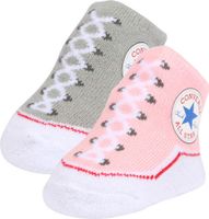 CONVERSE Čarape 'Chuck Taylor'  siva / miks boja / roza