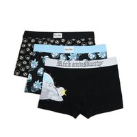 Cropp - Komplet 3 boksaric Rick and Morty - modra