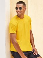 Original Fruit of the Loom Men's Yellow T-Shirt