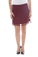 JOHN GALLIANO SHORT SKIRT WOMAN RED
