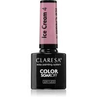 Claresa SoakOff UV/LED Color Ice Cream gel lak za nohte odtenek 4 5 g