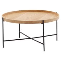 MID.YOU KONFERENČNÝ STOLÍK, hnedá, kompozitné drevo, 78/78/40 cm