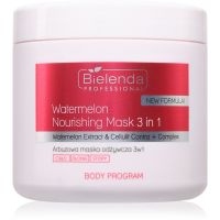 Bielenda Professional Body Program Watermelon Nourishing Mask 3in1 εντατικά ενυδατική και θρεπτική μάσκα για το σώμα 600 ml