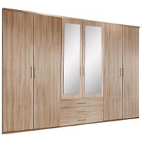 MID.YOU ŠATNÍ SKŘÍŇ SE ZRCADLEM, Sonoma dub, 270/210/58 cm