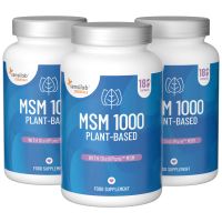 Essentials MSM 1000 mg hochdosiert, pflanzliche Basis - 540 Kapseln