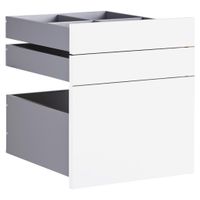 Hom`in SADA ZÁSUVIEK, biela, 45,3/50,3/46,8 cm