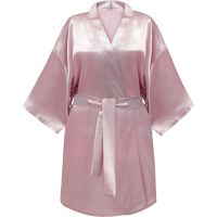 GLOV Bathrobes Kimono-style ogrtač za žene saten Pink 1 kom