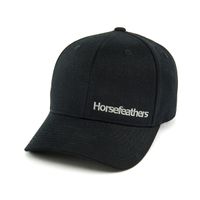 HORSEFEATHERS Kšiltovka Beckett - black BLACK