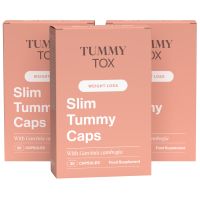 Slim Tummy Caps: 1+2 GRATIS - Stärkster Appetitzügler mit Garcinia Cambogia für schnelles Abnehmen. 90-tägiges Programm | TummyTox