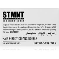 STMNT Care Hair & Body Cleansing Bar mydło oczyszczające w kostce do włosów, zarostu i ciała 125 g