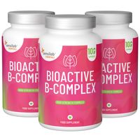 Essentials Bioaktiver B-Komplex, hochdosiert - vegan, 300 Kapseln