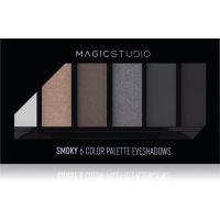 Magic studio 6 Color Palette Eyeshadows paleta senčil za oči odtenek 03 Smoky 6.3 g