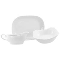 Creatable SERVÍROVACIA SADA Rokoko weiss 3-dielne