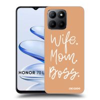 Silikónový čierny obal pre Honor 70 Lite - Boss Mama