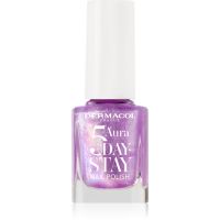 Dermacol 5 Day Stay Aura Kauapüsiv küünelakk pärlmutterläikega varjund 70 Amethyst 11 ml