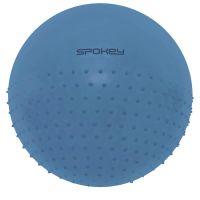 Spokey HALF FIT 2v1 Masážna gymnastická lopta, 55 cm, modrá