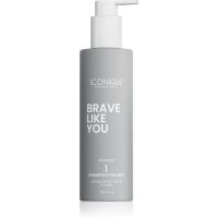 ICONIQUE Professional BRAVE LIKE YOU Energising Shampoo енергетичний шампунь для чоловіків 250 мл
