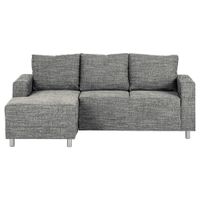 MID.YOU ROHOVÁ SEDACIA SÚPRAVA, textil, sivá