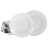 Creatable JEDÁLENSKÝ SERVIS Rokoko weiss 12-dielne