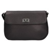 Női bőr crossbody kézitáska Italia Arabela - fekete