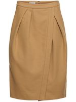 Sispy Wool Blend Midi Skirt