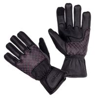Dámské moto rukavice W-TEC Ladonna černo-růžová S