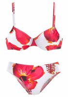 LASCANA Bikini  svijetlocrvena / bijela