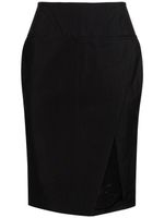 Heavy Fluid Viscose Midi Skirt