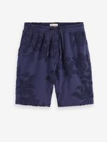 Scotch & Soda Jacquard Towelling Kratke hlače plava